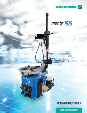 monty® 1625 con smartSpeed™ Desmontadora de neumáticos con brazo oscilante brochure